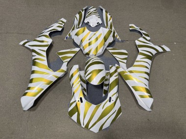 Cheap 2015-2019 Yamaha YZF 1000 R1 Motorcycle Fairings - White Gold Zebra Canada