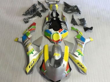 Cheap 2015-2019 Yamaha YZF 1000 R1 Motorcycle Fairings - Silver Yellow Blue Red Color Wheel Canada