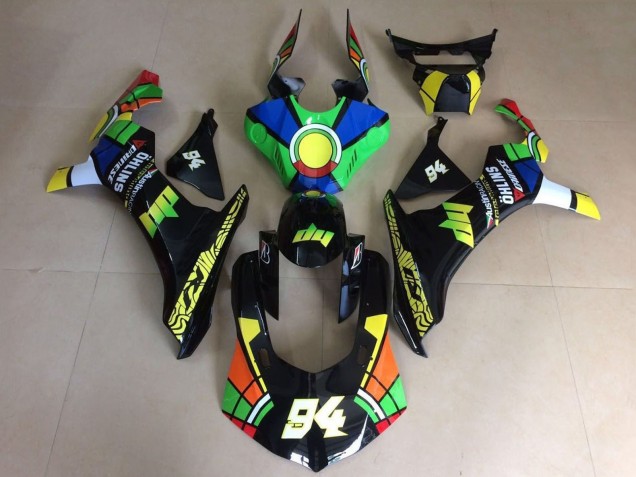 2015-2019 Yamaha YZF 1000 R1 Motorcycle Fairings - Green Blue Yellow Black Red Color Wheel 94 Canada