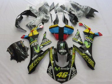 Cheap 2015-2019 Yamaha YZF 1000 R1 Motorcycle Fairings - Yellow Blue Red Black Green Monster MoviStar Semakin Didepan ENEOS 46 Canada