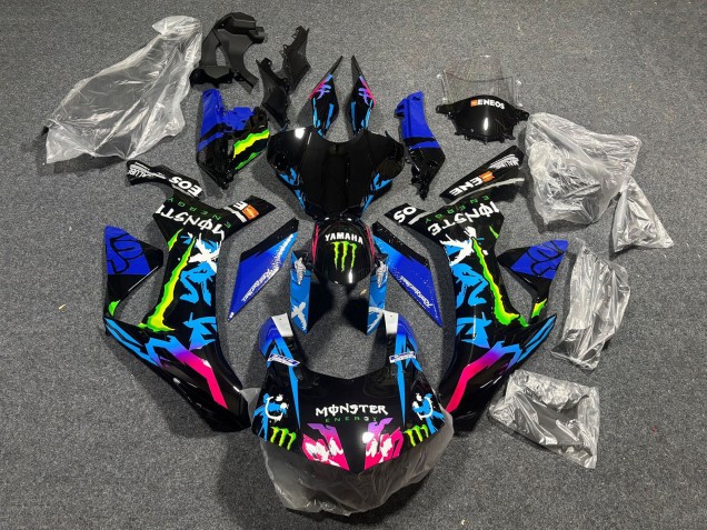 2020-2025 Yamaha YZF 1000 R1 Motorcycle Fairings - Black Blue Pink Monster Canada