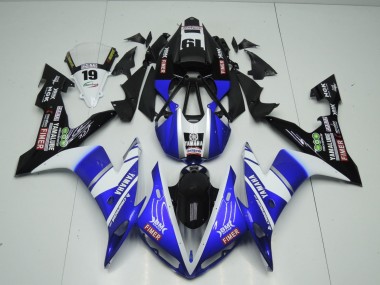 Cheap 2004-2006 Yamaha YZF 1000 R1 Motorcycle Fairings - Blue White Black Fimer Yamalube Canada