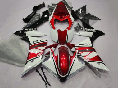 Cheap 2007-2008 Yamaha YZF 1000 R1 Motorcycle Fairings - White Red Black Layerd Canada