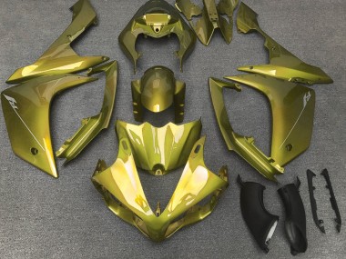 Cheap 2007-2008 Yamaha YZF 1000 R1 Motorcycle Fairings - Yellow Olive Canada