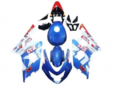 Cheap 2004-2005 Suzuki GSXR 600 / GSXR 750 Motorcycle Fairings - Blue White Red Motul Canada