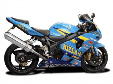 Cheap 2004-2005 Suzuki GSXR 600 / GSXR 750 Motorcycle Fairings - Light Blue Yellow Rizla Motul Canada