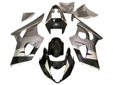 Cheap 2004-2005 Suzuki GSXR 600 / GSXR 750 Motorcycle Fairings - Silver Glossy Black Canada