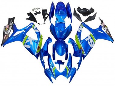 Cheap 2006-2007 Suzuki GSXR 600 / GSXR 750 Motorcycle Fairings - Blue White Green Black Canada