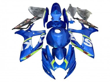 Cheap 2006-2007 Suzuki GSXR 600 / GSXR 750 Motorcycle Fairings - Blue White Green Canada