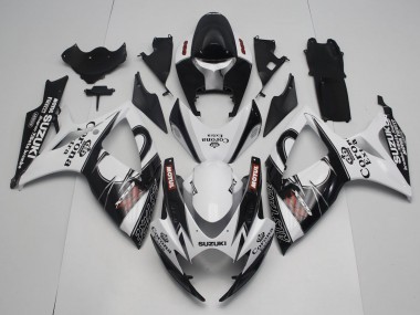 Cheap 2006-2007 Suzuki GSXR 600 / GSXR 750 Motorcycle Fairings - White Black Red Corona Extra Motul Alstare Canada