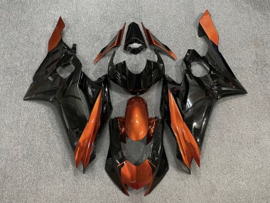 Cheap 2017-2025 Yamaha YZF R6 Motorcycle Fairings - Orange Glossy Black Canada