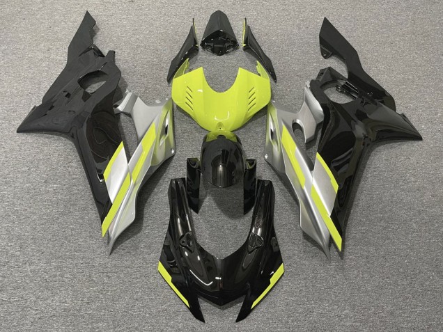 2017-2025 Yamaha YZF R6 Motorcycle Fairings - Grey Neon Yellow Glossy Black Canada