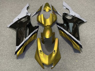 Cheap 2017-2025 Yamaha YZF R6 Motorcycle Fairings - Grey Gold Glossy Black Canada
