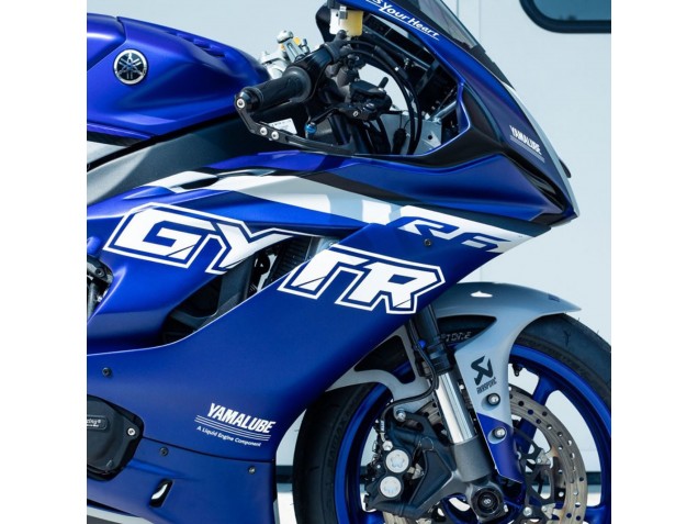 2017-2025 Yamaha YZF R6 Motorcycle Fairings - Blue Silver GYTR Canada