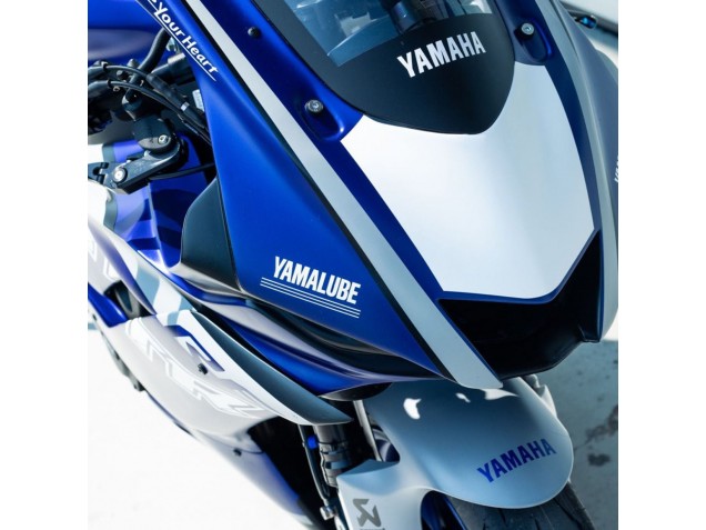 2017-2025 Yamaha YZF R6 Motorcycle Fairings - Blue Silver GYTR Canada