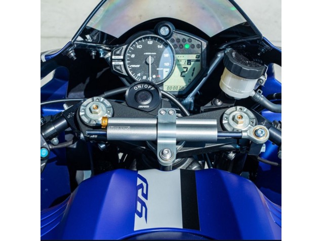 2017-2025 Yamaha YZF R6 Motorcycle Fairings - Blue Silver GYTR Canada