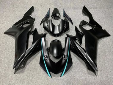 Cheap 2017-2025 Yamaha YZF R6 Motorcycle Fairings - Matte Black Turquoise Blue Canada