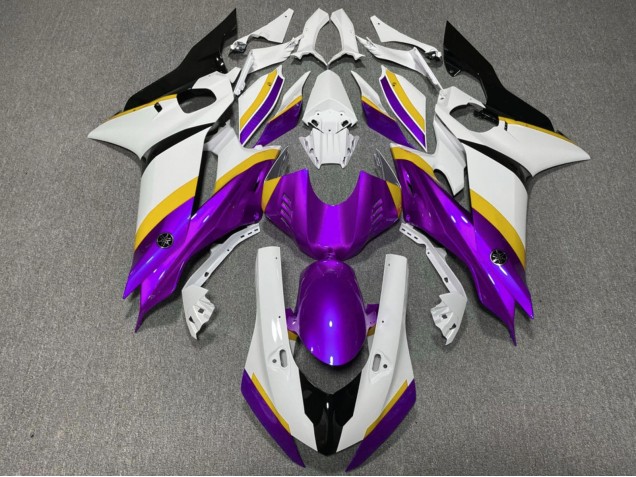 2017-2025 Yamaha YZF R6 Motorcycle Fairings - White Blue Purple Black Canada