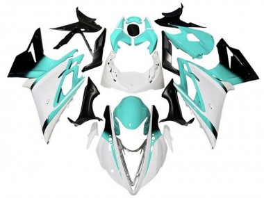 Cheap 2013-2016 Triumph Daytona 675 Triple Motorcycle Fairings - White Turquoise Blue Glossy Black Canada