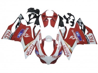 Cheap 2013-2016 Triumph Daytona 675 Triple Motorcycle Fairings - White Red Fiamm Canada