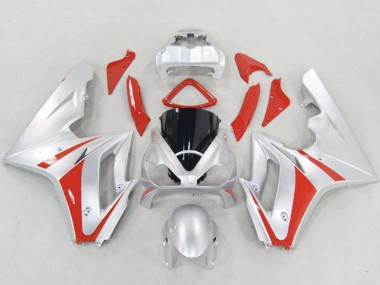 Cheap 2006-2008 Triumph Daytona 675 Triple Motorcycle Fairings - Silver Red Canada