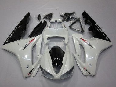 Cheap 2009-2012 Triumph Daytona 675 Triple Motorcycle Fairing - White Glossy Black Canada