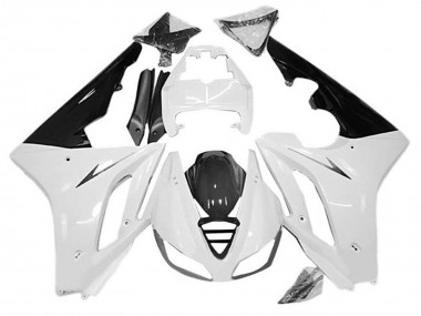 Cheap 2009-2012 Triumph Daytona 675 Triple Motorcycle Fairings - White Glossy Black Canada