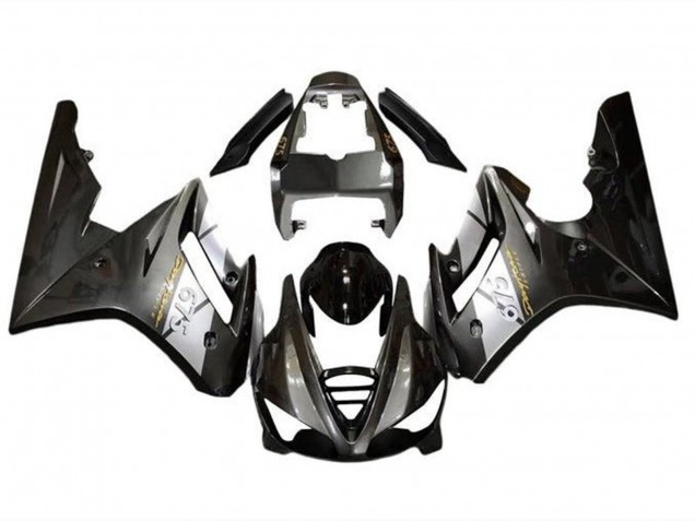 2009-2012 Triumph Daytona 675 Triple Motorcycle Fairings - Silver Glossy Black Canada