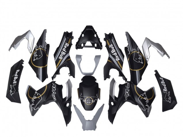 2022-2024 Honda ADV160 Motorcycle Fairings - Matte Black Gold Red Bull Canada
