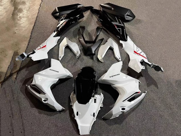 2022-2024 Honda ADV160 Motorcycle Fairing - White Glossy Black Canada