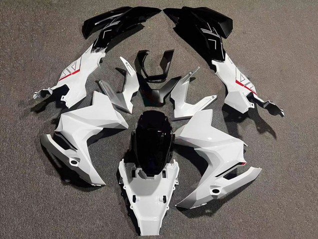 2022-2024 Honda ADV160 Motorcycle Fairings - White Glossy Black Canada
