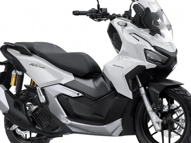 2022-2024 Honda ADV160 Motorcycle Fairings - White Black Canada