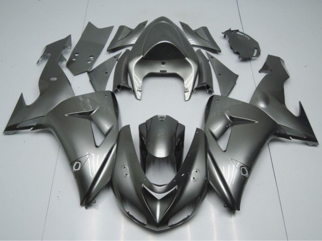 2006-2007 Kawasaki ZX10R Motorcycle Fairings - Glossy Grey Canada