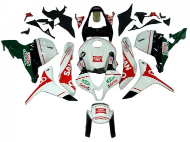 Cheap 2009-2012 Honda CBR600RR Motorcycle Fairings - White Red Green Castrol San Carlo Canada