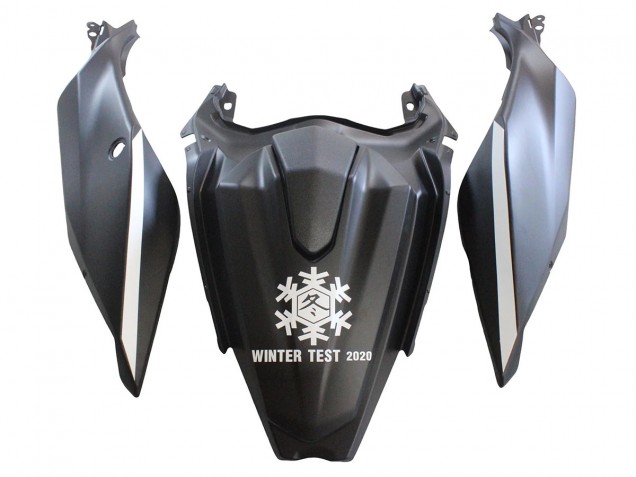 2018-2024 Kawasaki EX400 Motorcycle Fairings - Matte Black Green Monster Showr Snow Canada