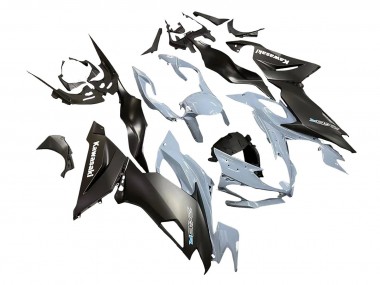 Cheap 2019-2022 Kawasaki ZX6R Motorcycle Fairings - Grey Matte Black Canada