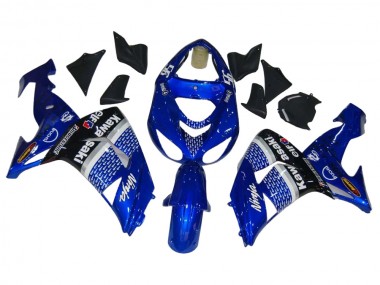 Cheap 2006-2007 Kawasaki ZX10R Motorcycle Fairings - Blue White Black Elf Canada