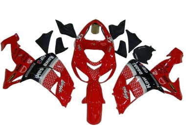 Cheap 2006-2007 Kawasaki ZX10R Motorcycle Fairings - Red Silver Grey Black Elf 56 Canada