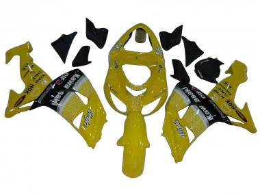 Cheap 2006-2007 Kawasaki ZX10R Motorcycle Fairings - Yellow Silver Black Elf Canada