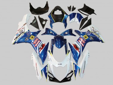 Cheap 2011-2024 Suzuki GSXR 600/750 Motorcycle Fairings - White Blue Red Yellow Motul Dunlop Canada