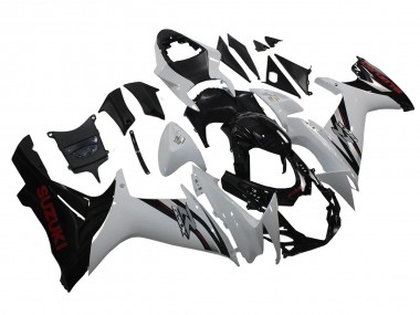 Cheap 2011-2024 Suzuki GSXR 600/750 Motorcycle Fairings - White Glossy Black Canada