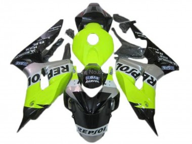 Cheap 2006-2007 Honda CBR1000RR Motorcycle Fairings - Green Silver Glossy Black Repsol Canada