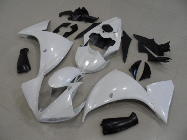 2009-2011 Yamaha YZF R1 Motorcycle Fairings - White Canada