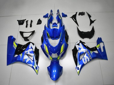 Cheap 2017-2024 Suzuki GSXR 1000 Motorcycle Fairing - Blue White Green Canada