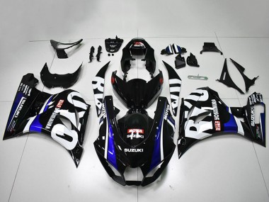 Cheap 2017-2024 Suzuki GSXR 1000 Motorcycle Fairings - Black White Blue Motul Canada