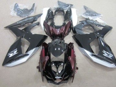 Cheap 2009-2016 Suzuki GSXR 1000 Motorcycle Fairing - Glossy Black Silver Canada