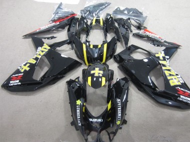 Cheap 2009-2016 Suzuki GSXR 1000 Motorcycle Fairings - Glossy Black Yellow Rizla Lumber Jack Canada