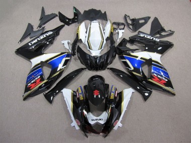 Cheap 2009-2016 Suzuki GSXR 1000 Motorcycle Fairing - White Blue Black Dark Dog Canada