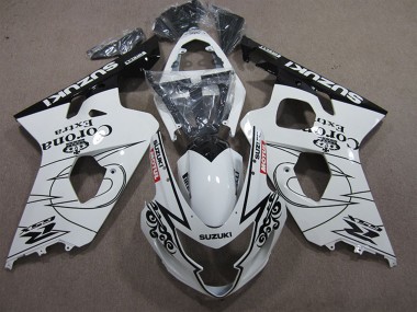 Cheap 2004-2005 Suzuki GSXR 600 Motorcycle Fairings - White Black Corona Extra Motul Canada
