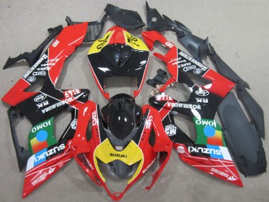 Cheap 2006-2007 Suzuki GSXR 600 Motorcycle Fairings - Red Yellow Green Blue Black JOMO Canada